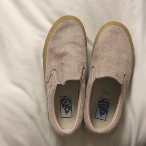 Blush Pink Slip on Vans